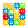 Faibhi 70 Pcs House Building Blocks