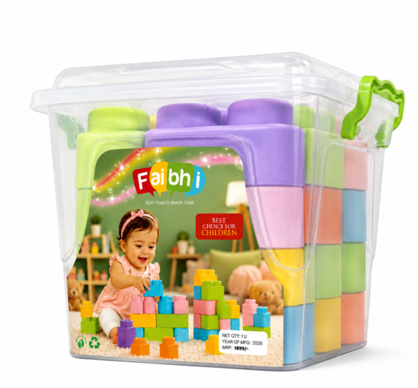 Faibhi 27pcs Soft Building Blocks